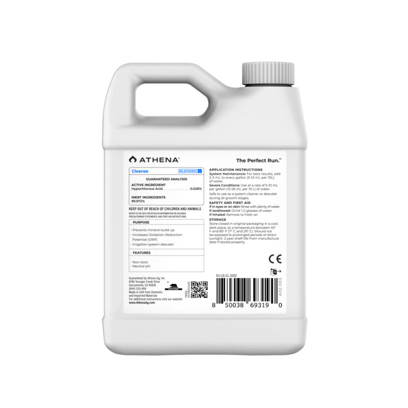 Athena Cleanse zpět