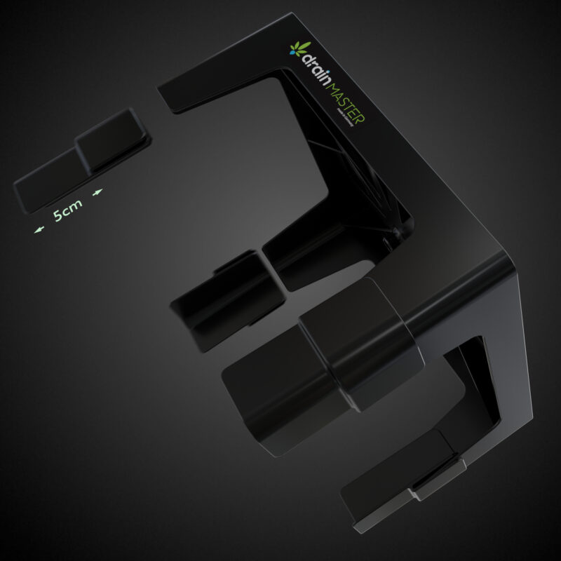 DrainMaster Extender Set of 4 – Stackable 5 cm Height Adapters Made of ASA