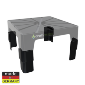 DrainMaster Extender 4er Set – Steckbare 5 cm Höhenadapter aus ASA