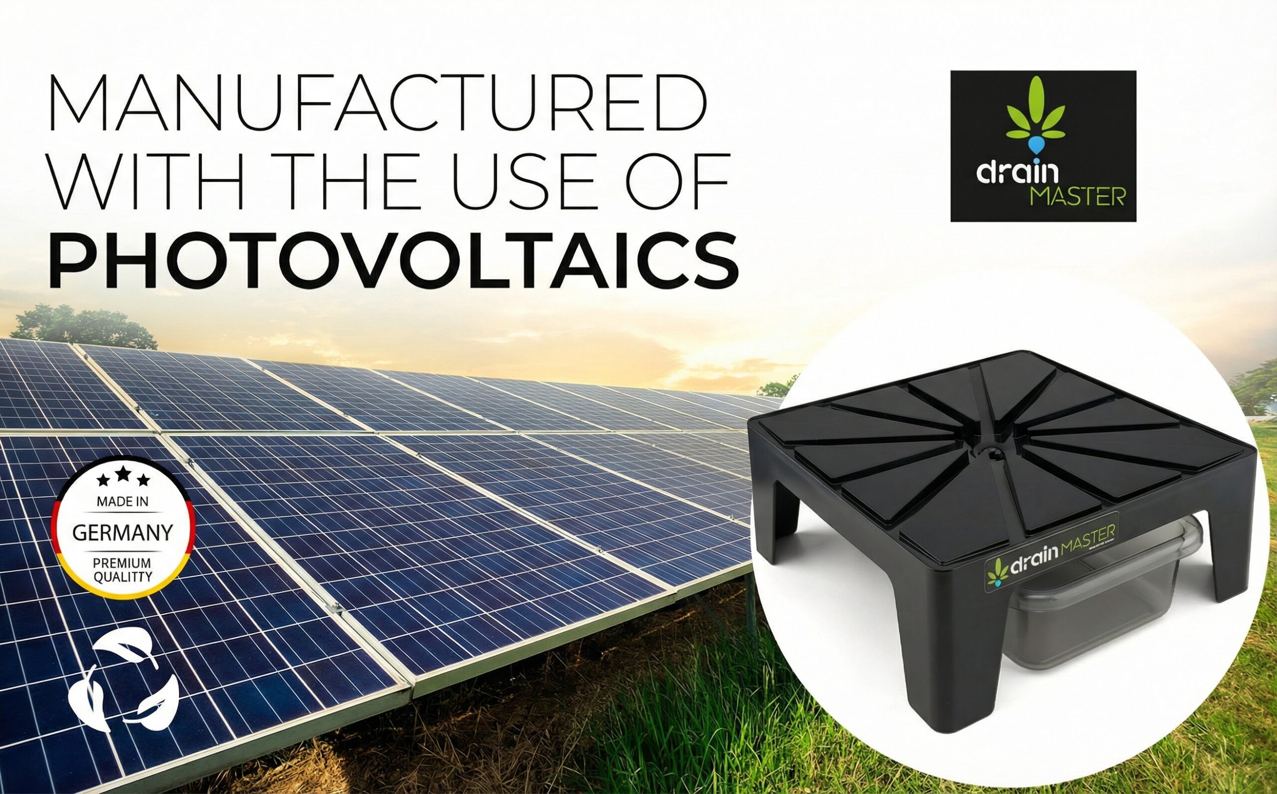 FABRICADOS CON ENERGÍA FOTOVOLTAICA