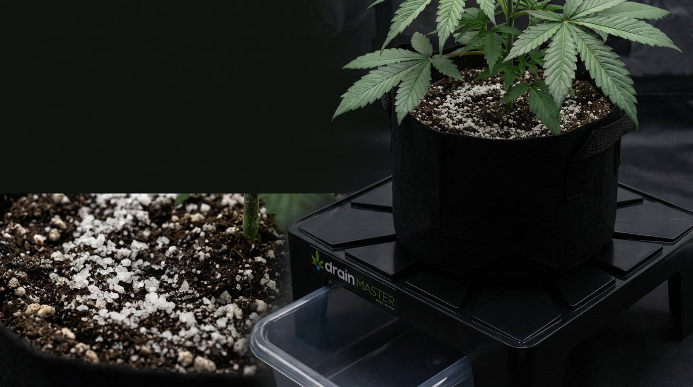 Cannabis’te tuz birikimi - DrainMaster
