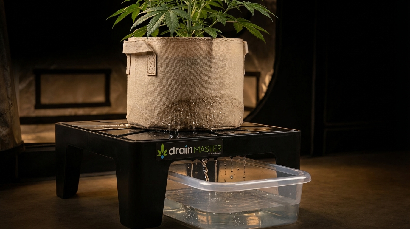 Flushing cannabis before harvest - DrainMaster
