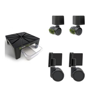 Sottovaso con ruote – set DrainMaster con vaschetta di raccolta